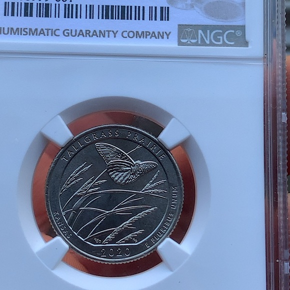 2020 W TALLGRASS PRAIRIE NGC MS 67 West Point Qiarter - Picture 2 of 5